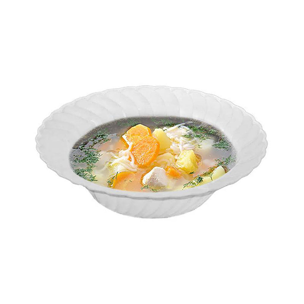 White Flair Plastic Dessert Bowls (5 oz.)