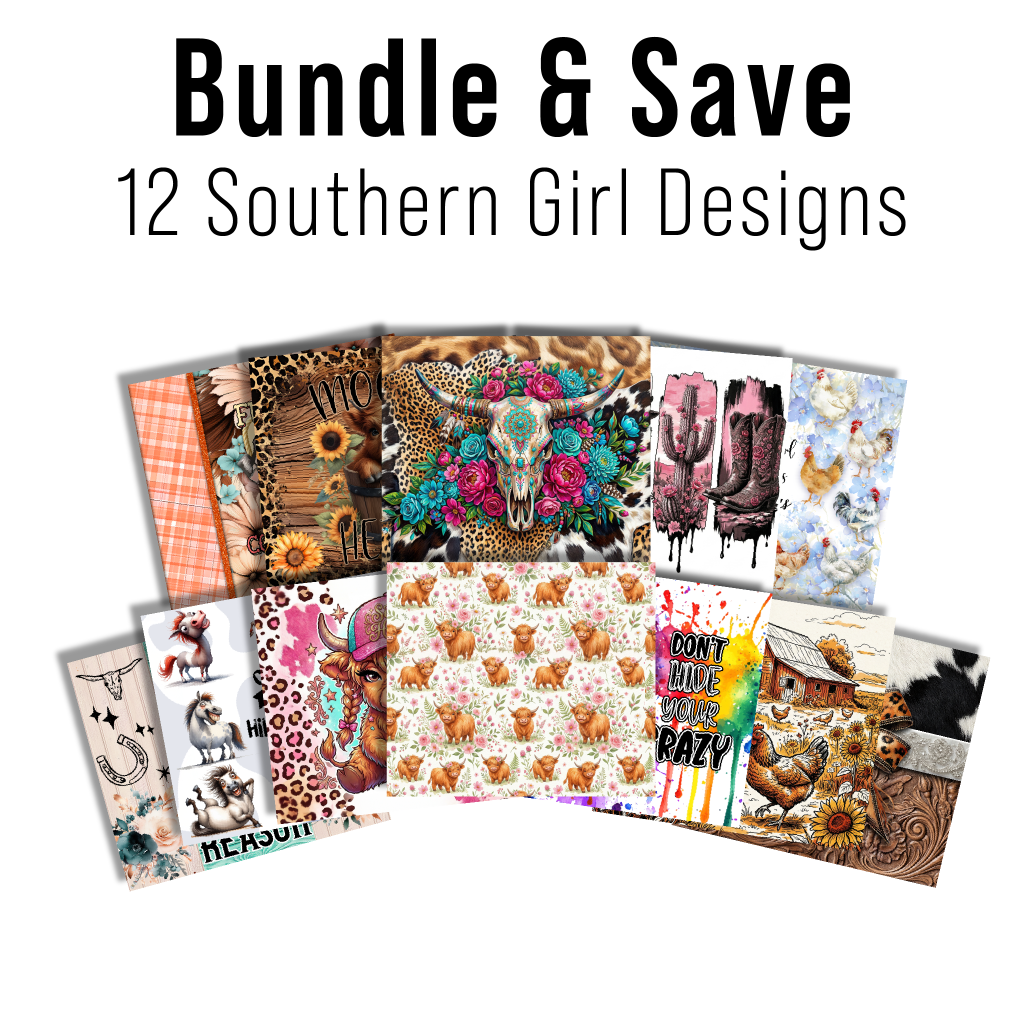 Digital Sublimation Designs - Southern Girl Tumbler Wraps