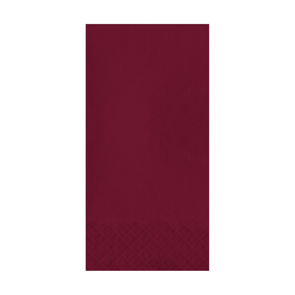 Burgundy Red Paper Dinner Napkins