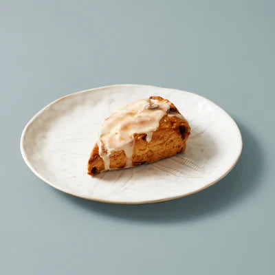 Simon Pearce Burlington Side Sand Dollar Plate - Cloud