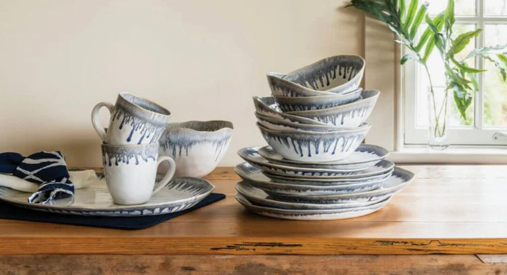 Simon Pearce Burlington DLX Dinnerware - Pool