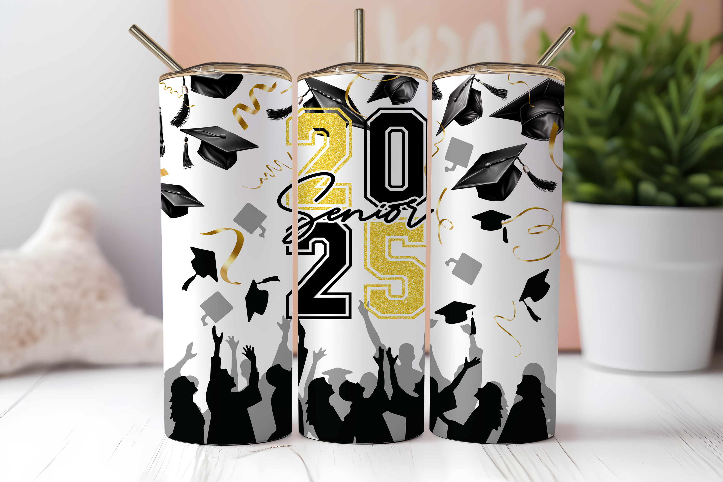 Digital Sublimation Designs - Graduation Tumbler Wraps