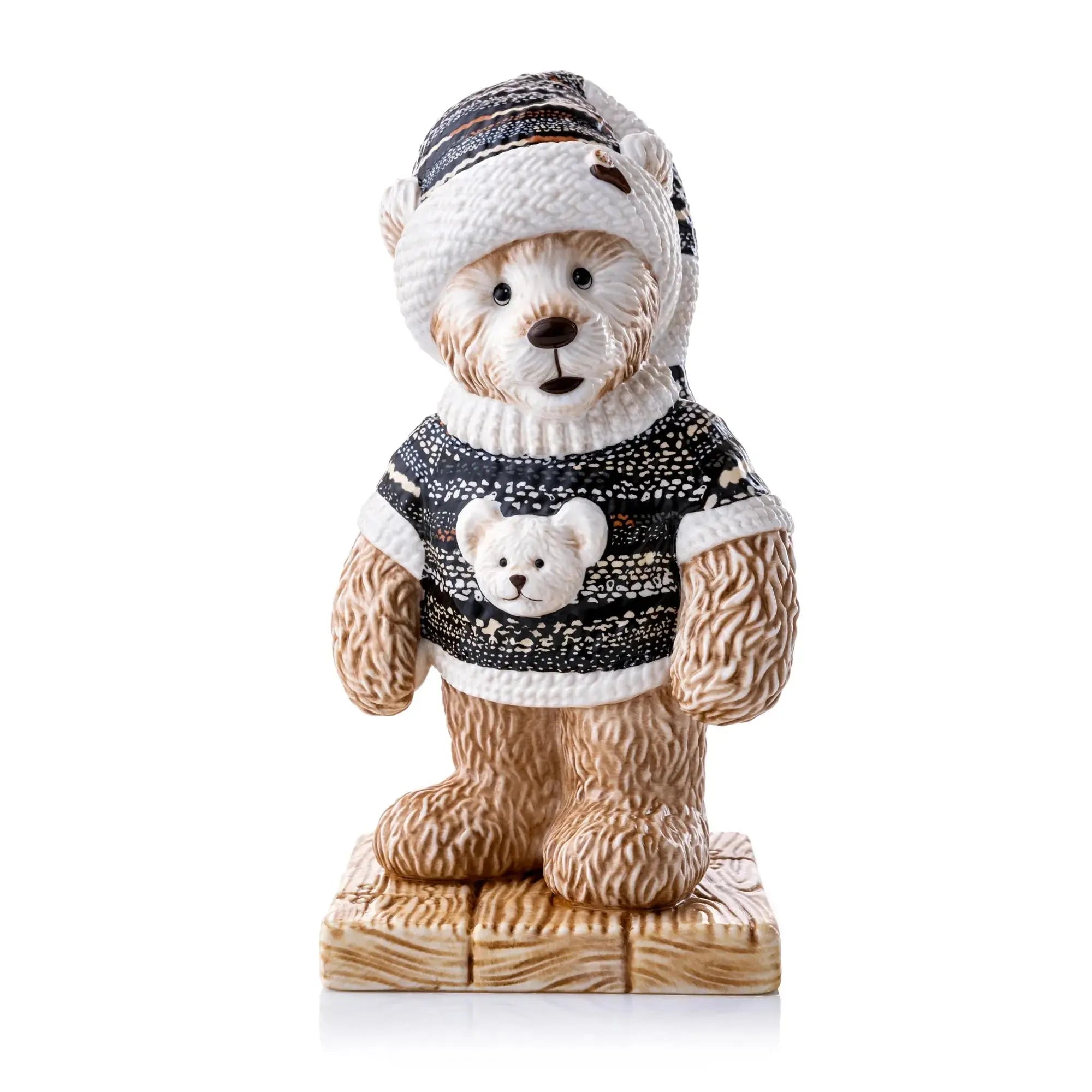 English Ladies Charlie Bears CJ Christmas Jumper Figurine