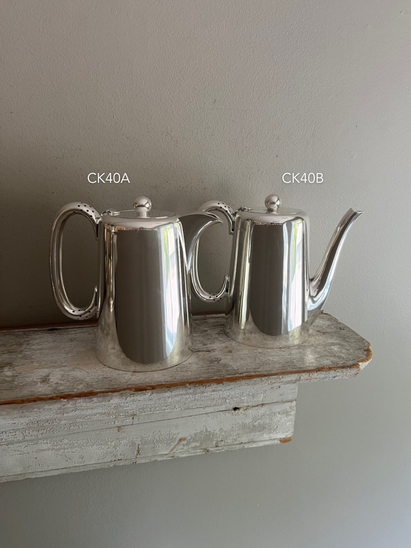 Hôtel Silver Vintage Two Pint Coffee Pot - 2pt