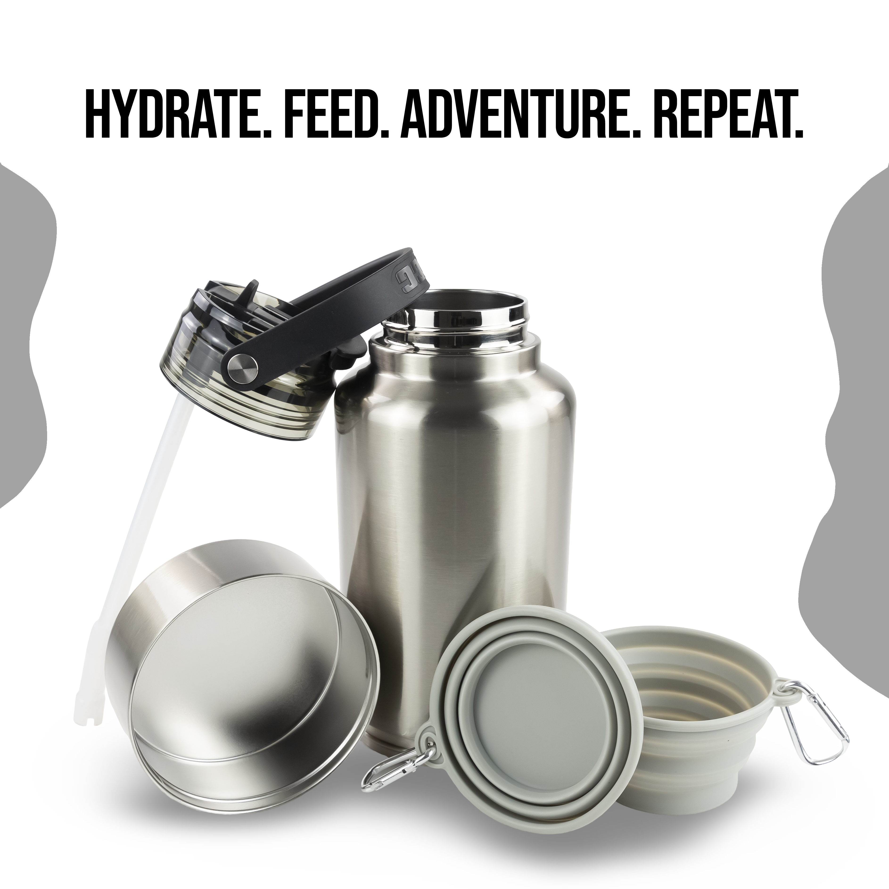 32oz Sublimatable Hydro Hound Tumbler