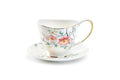 Pink Camellia Fine Porcelain Tea Cup and Saucer