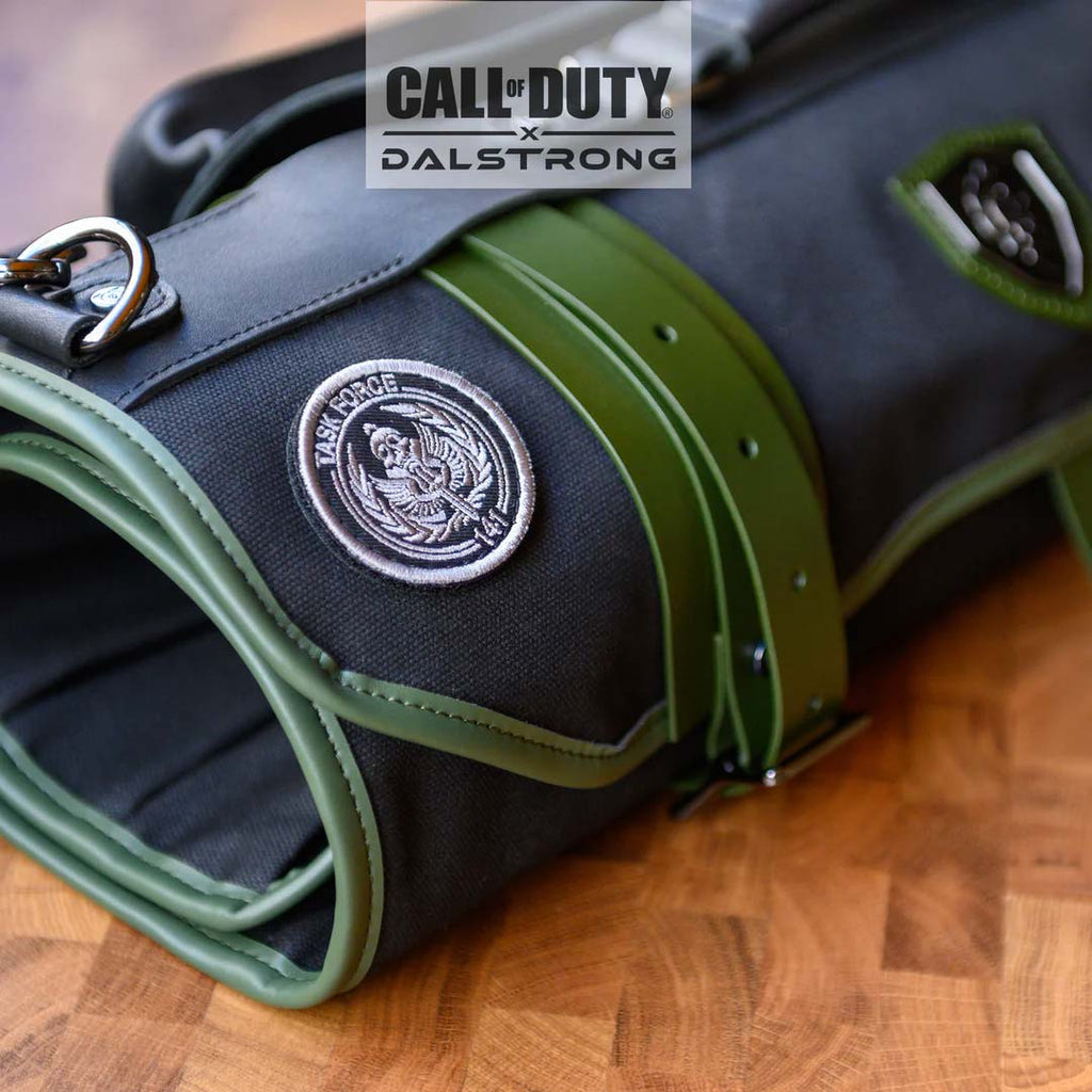 Canvas Knife Roll | Call of Duty © Edition | Black Waxed Canvas | EXCLUSIVE COLLECTOR ROLL | Dalstrong ©