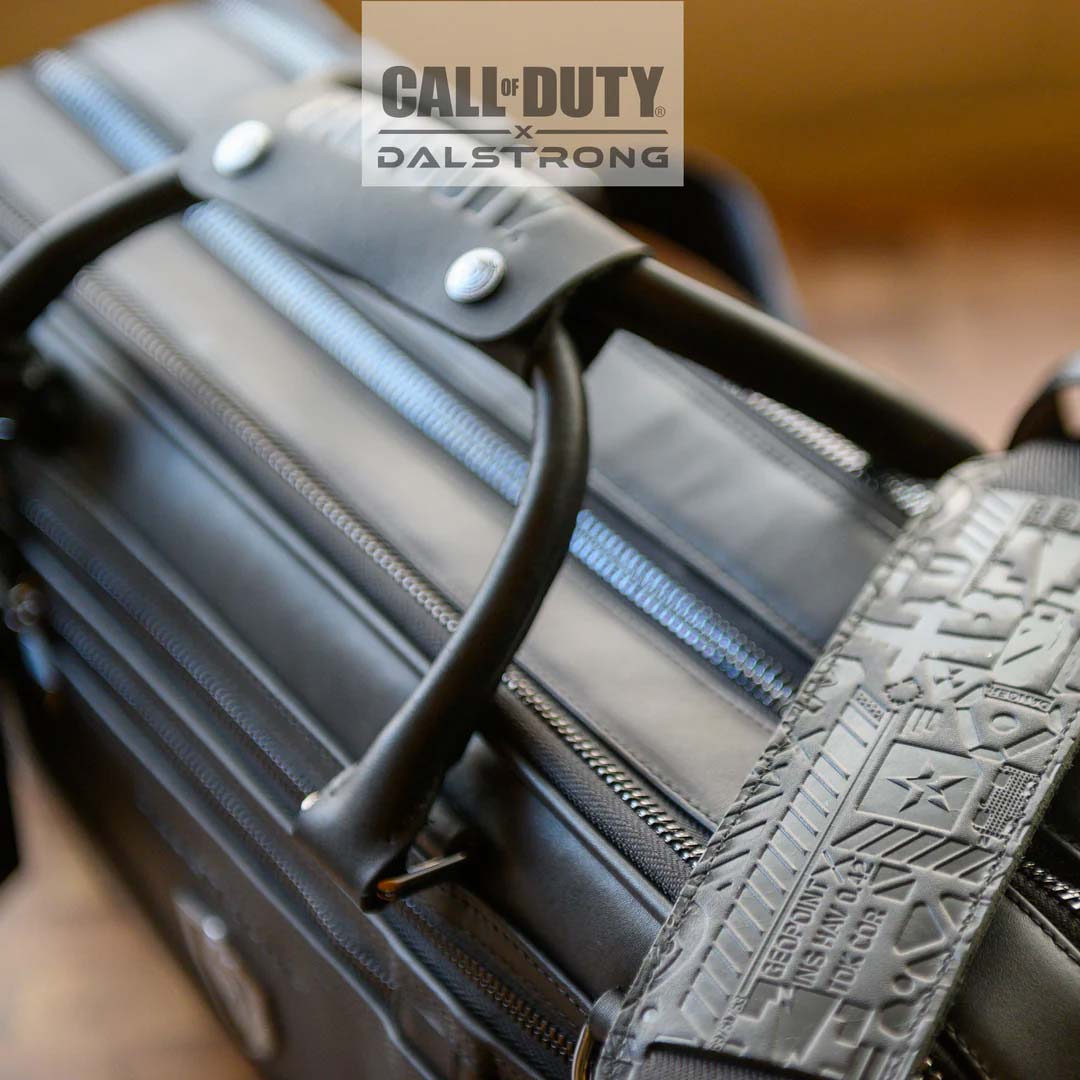 Limited Edition Leather Knife Bag | Call of Duty © Edition | Black Genuine Leather | EXCLUSIVE COLLECTOR BAG | Dalstrong ©