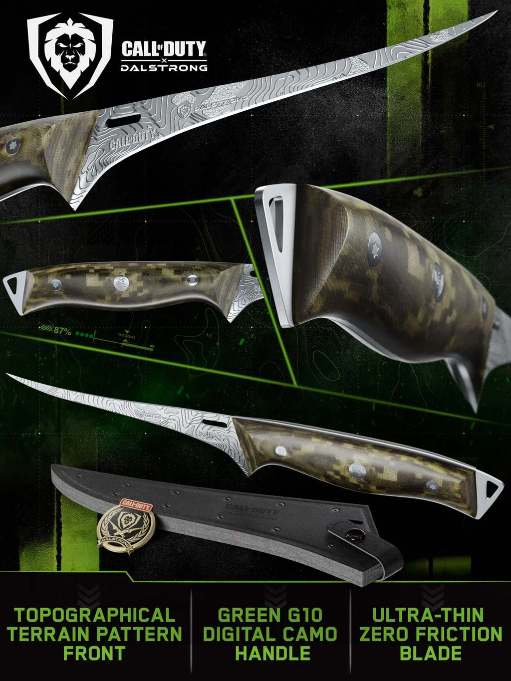 Fillet Knife 6" | Call of Duty © Edition | EXCLUSIVE COLLECTOR KNIFE | Dalstrong ©