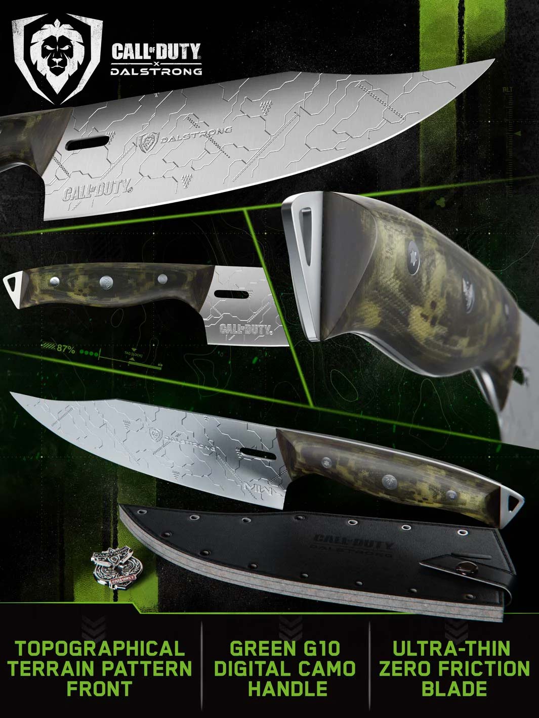 Chef Knife 8" | Call of Duty Edition | EXCLUSIVE COLLECTOR KNIFE | Dalstrong ©