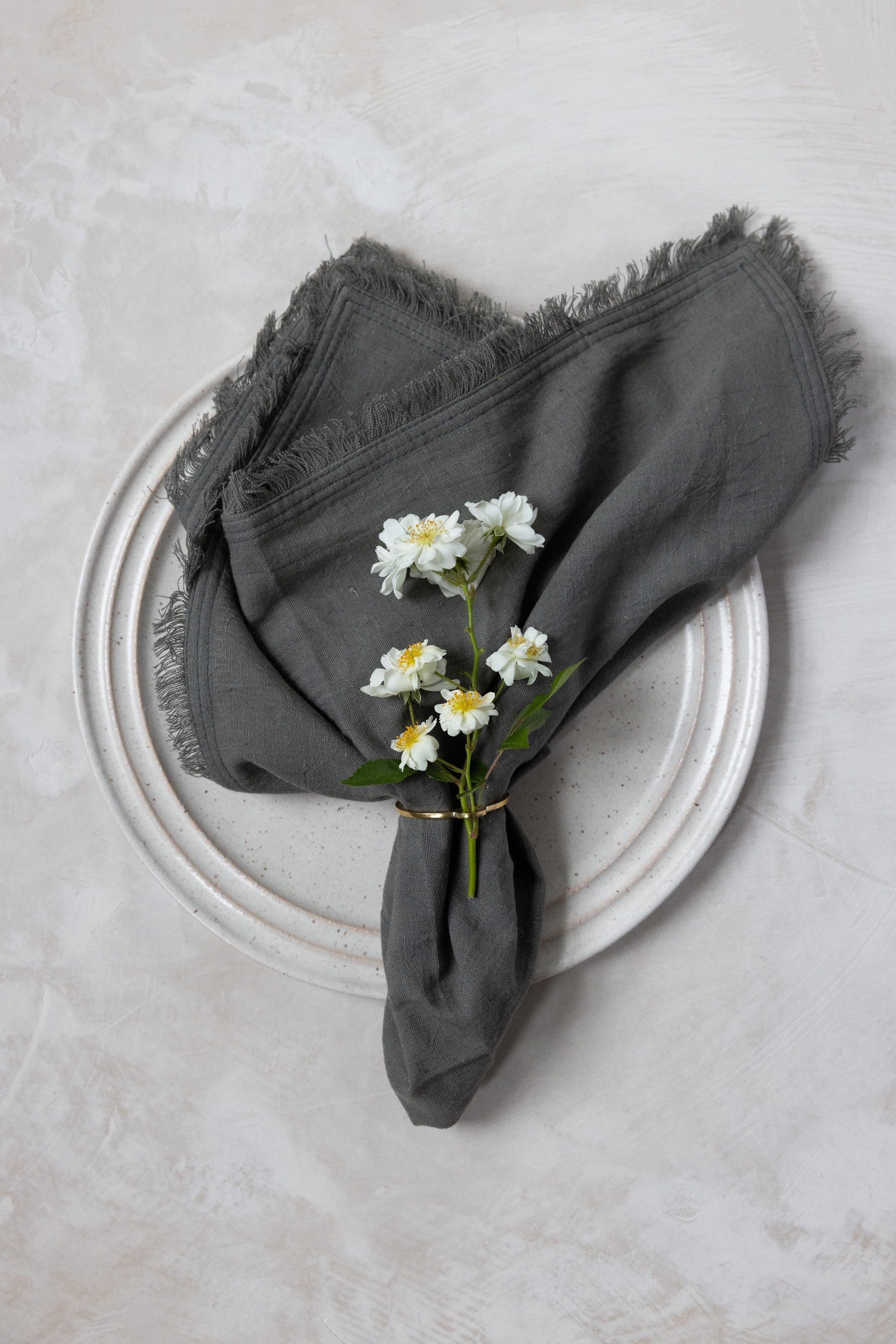 Ember Fringed Table Napkins - Set of 2