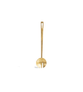 Long Serving Fork - Brass