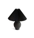 Charcoal Pedestal Sphere Lamp