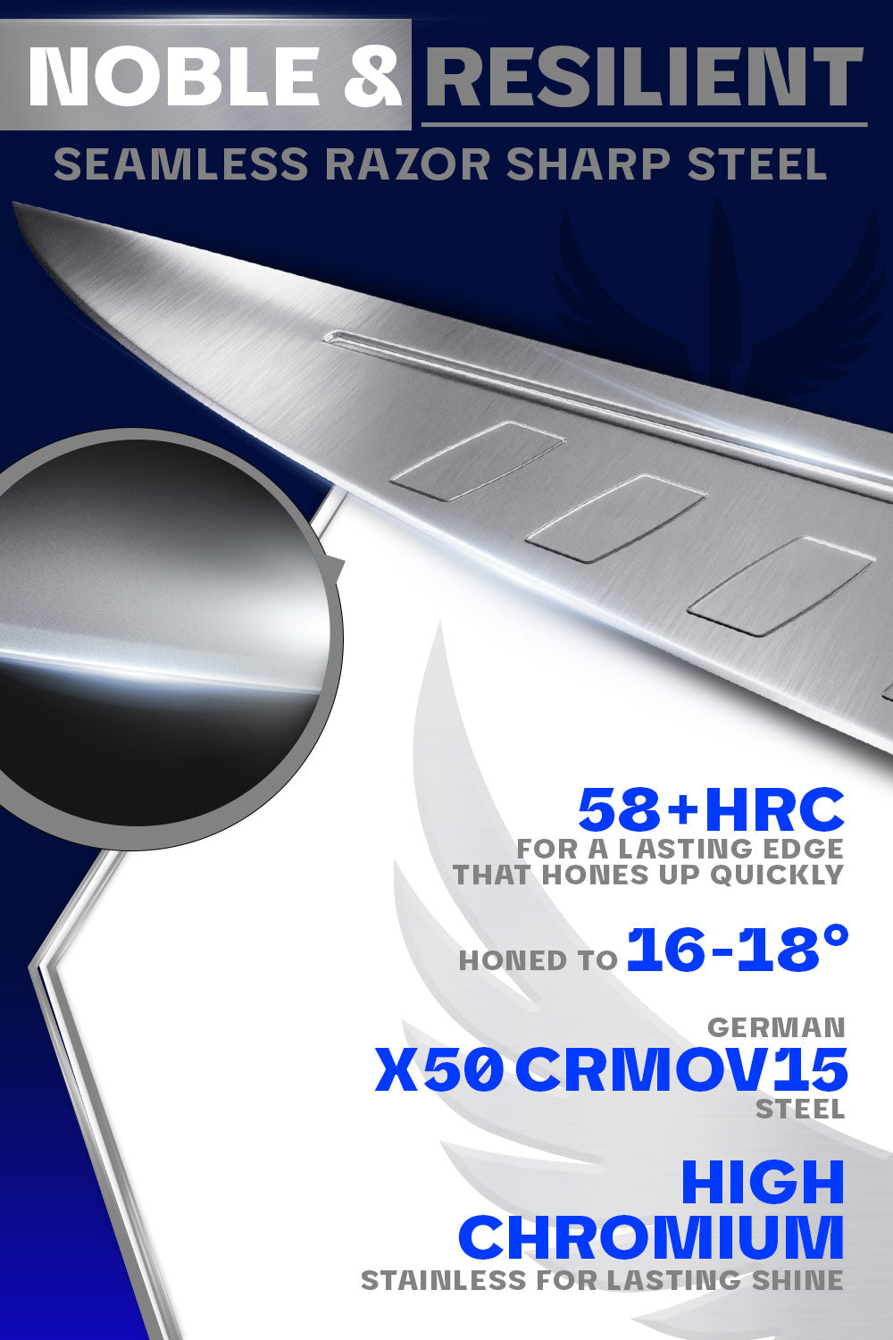 Fillet Knife 6.5" | Crusader Series | NSF Certified | Dalstrong ©