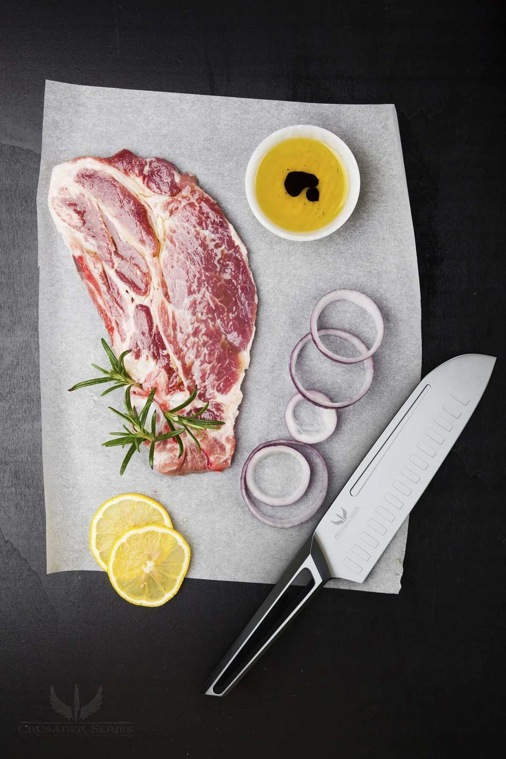 Santoku Knife 7" | Crusader Series | NSF Certified | Dalstrong ©