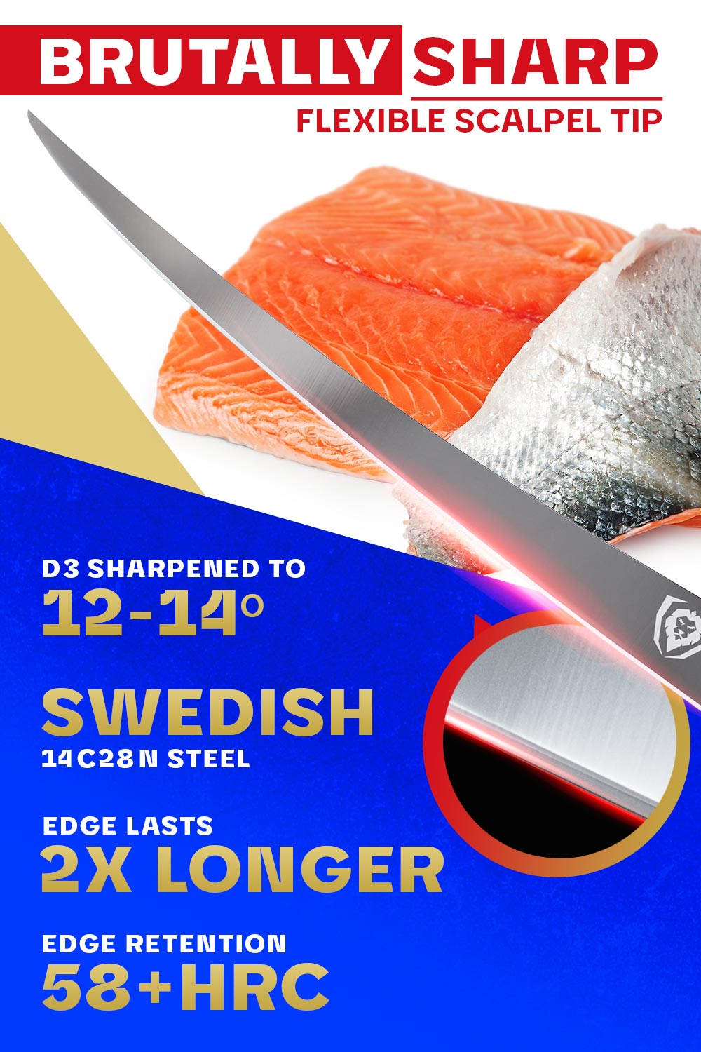 Fillet Knife 7" | Flexible | Centurion Series | Dalstrong ©