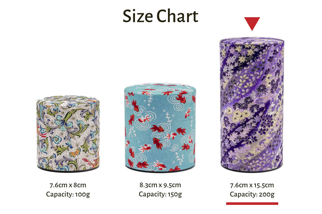 Purple Rabbit Washi Tea Canister - 200g