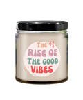 FBA 9oz Vanilla Soy Candle with Black Lid UV Printed (Qty 36)