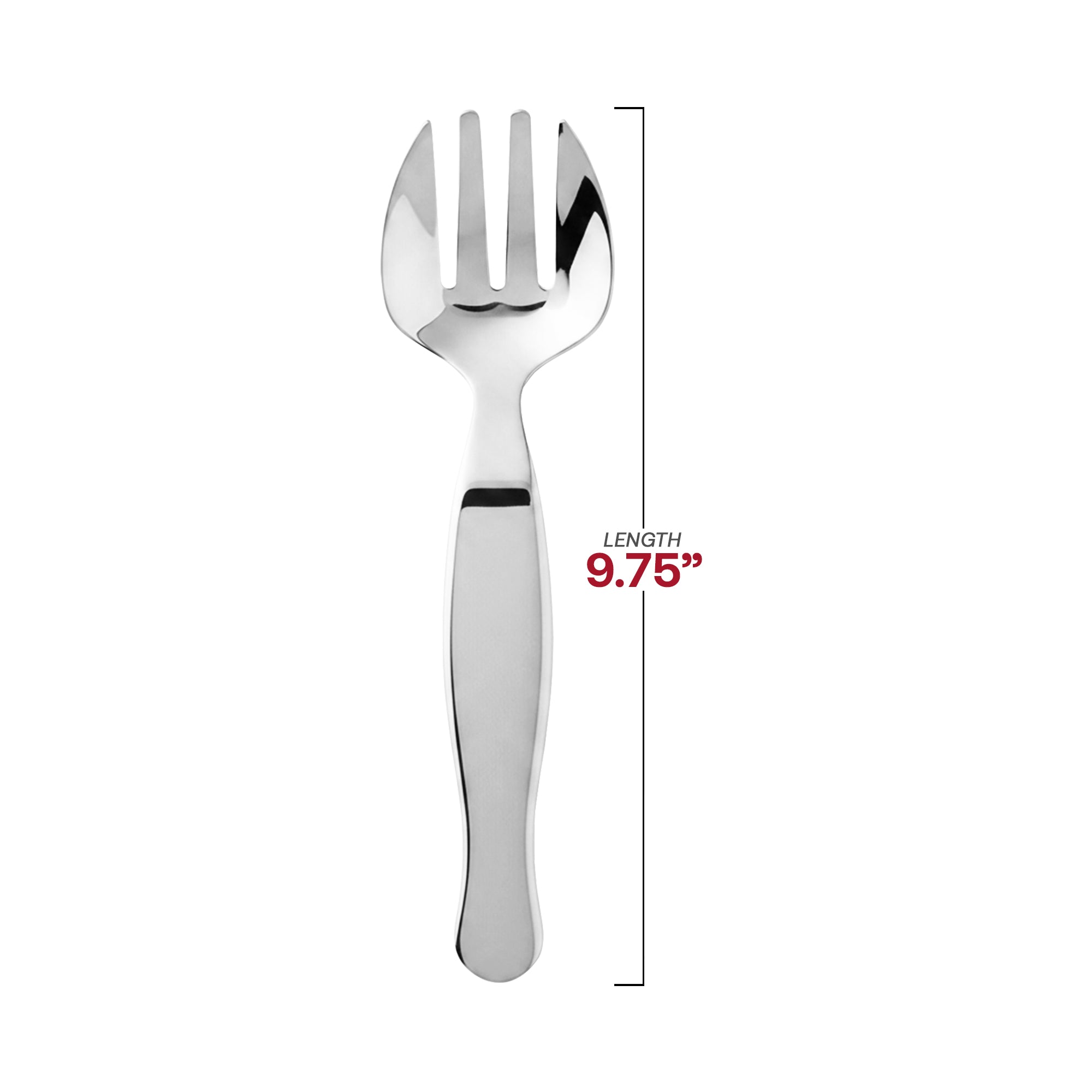 Silver Disposable Plastic Serving Forks