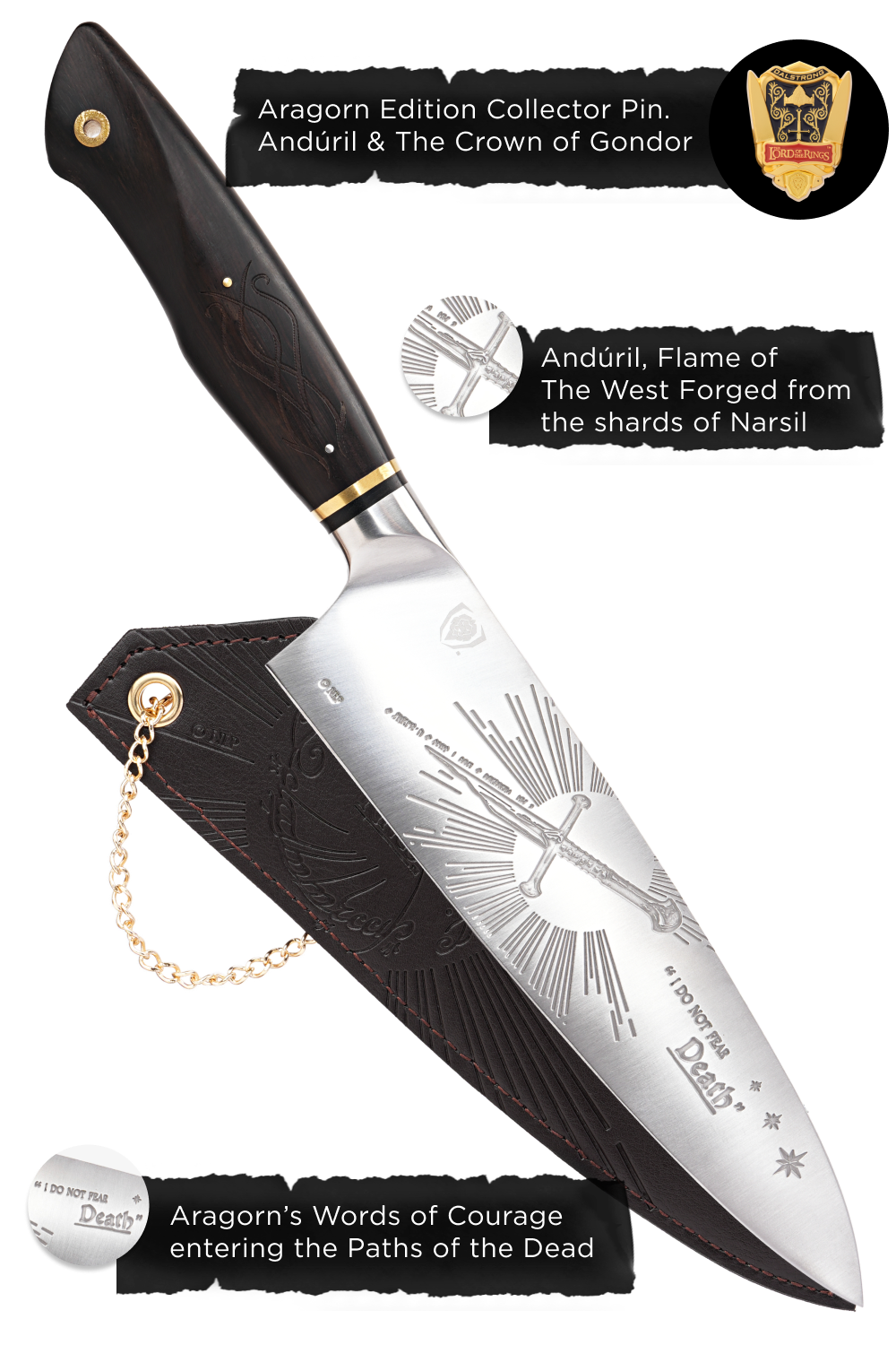 Chef Knife 8" | The Lord of the Rings™ Edition | Dalstrong ©