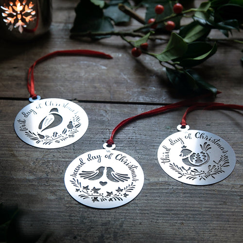 12 Days of Christmas Decorations - Days 1 to 3