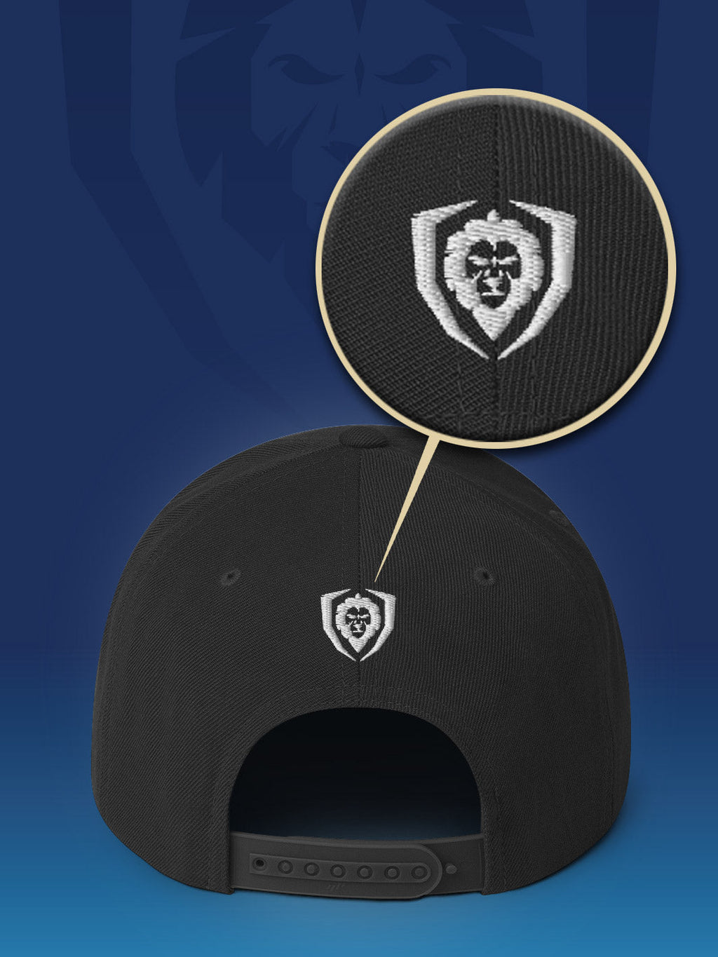 Make It Snappy Snapback Hat - Front to Back Logo | Apparel | Dalstrong ©