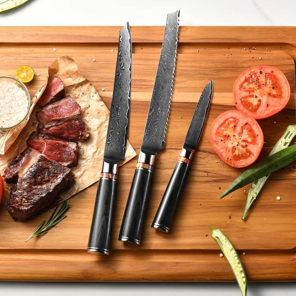 VG-10 Steel Classic 8-Piece Professional Knife Set