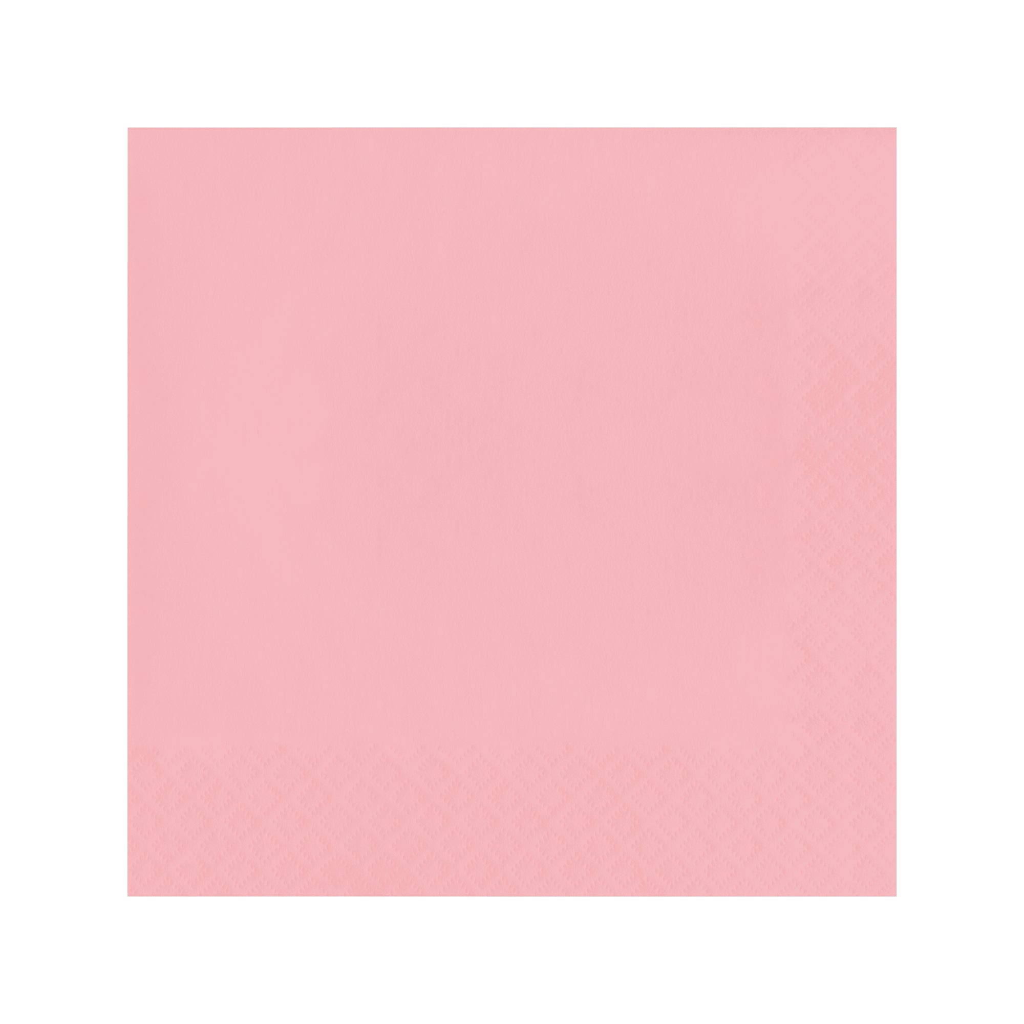 Classic Pink Paper Beverage/Cocktail Napkins