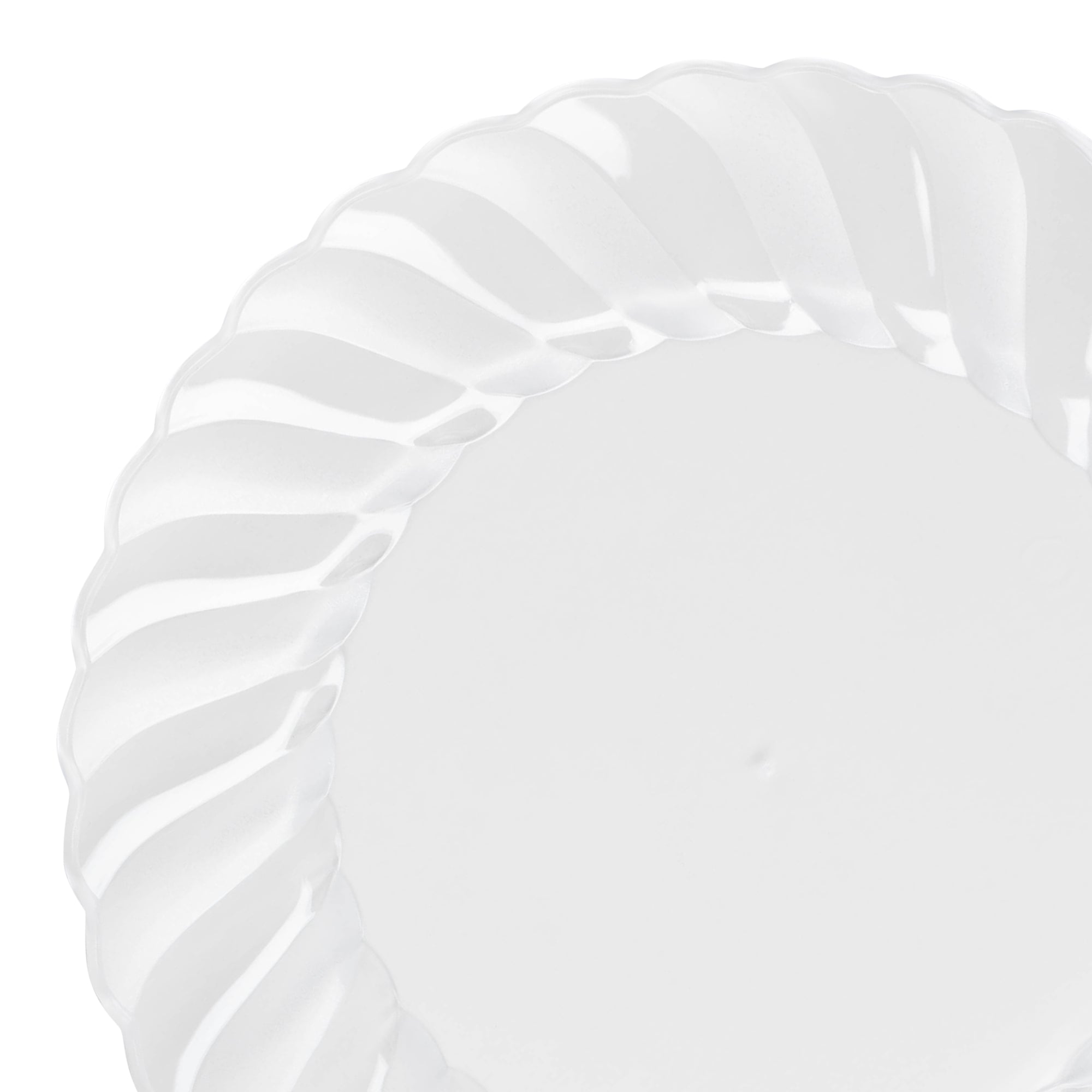 Clear Flair Plastic Pastry Plates (6")