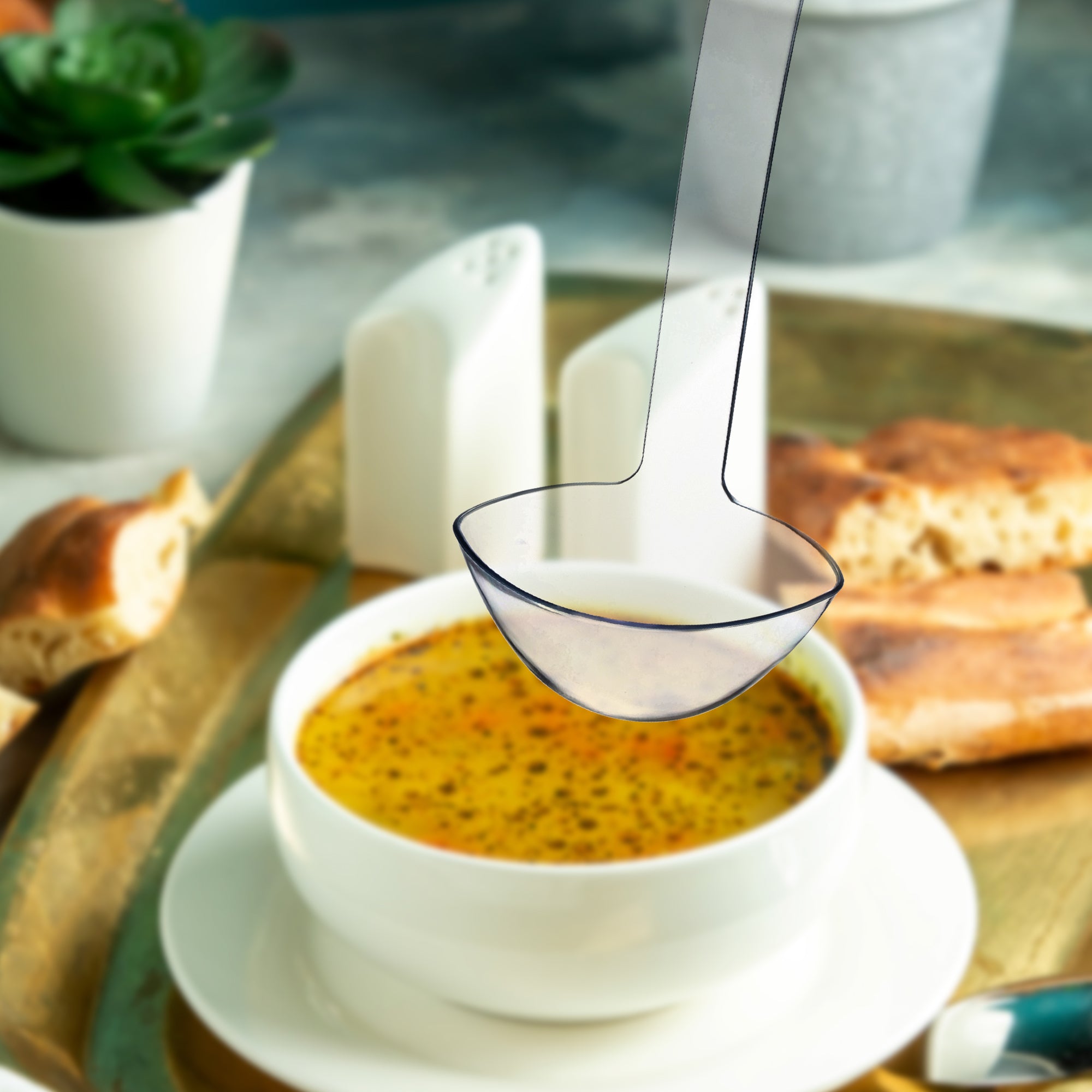 Clear Disposable Plastic Large Serving Ladles