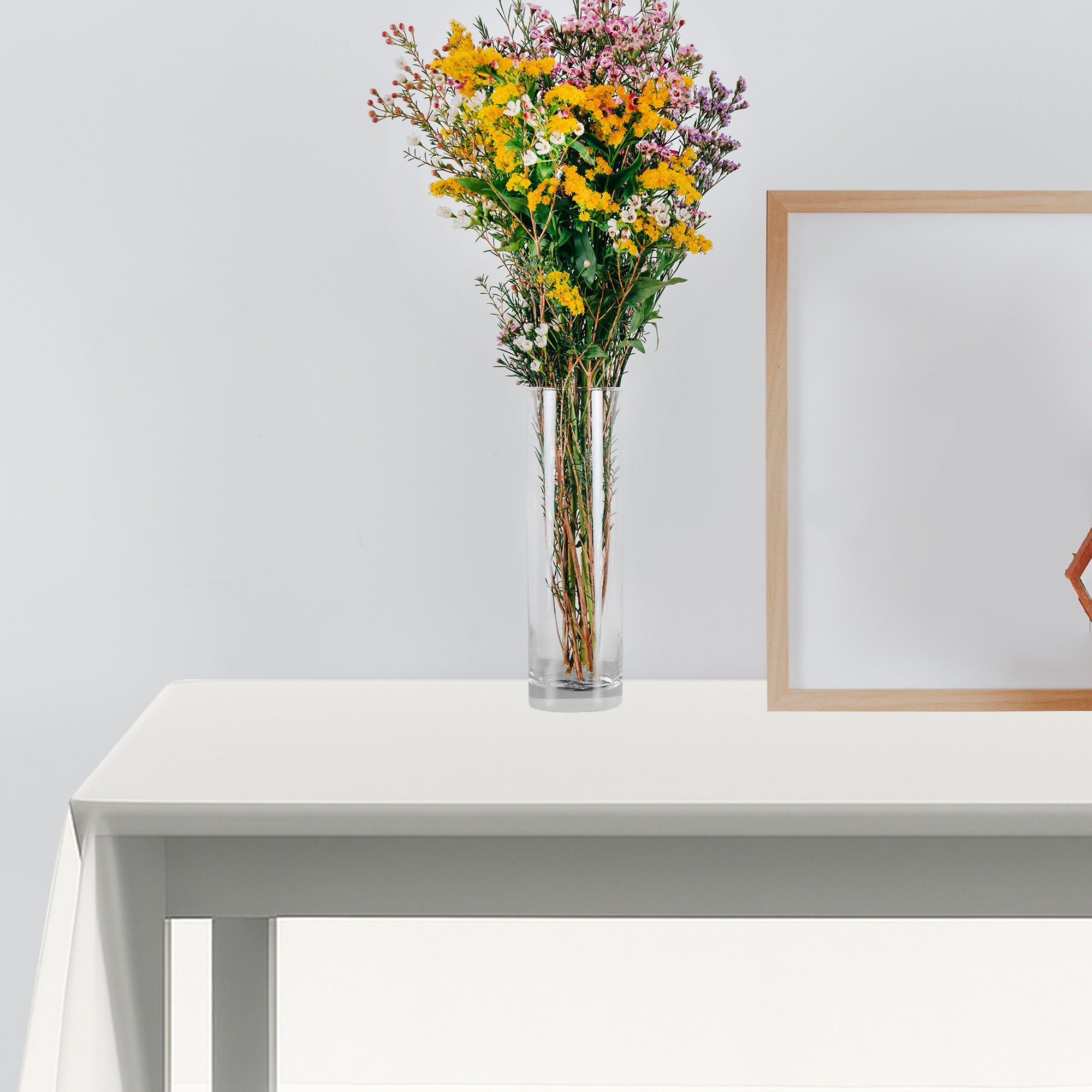 Clear Rectangular Disposable Plastic Tablecloths (54" x 108")