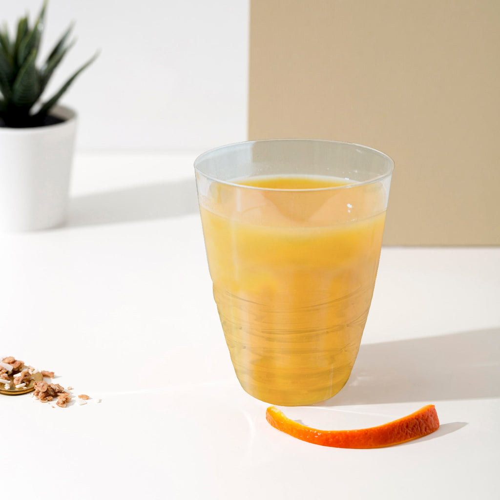 Clear Swirl Plastic Tumblers (17 oz )
