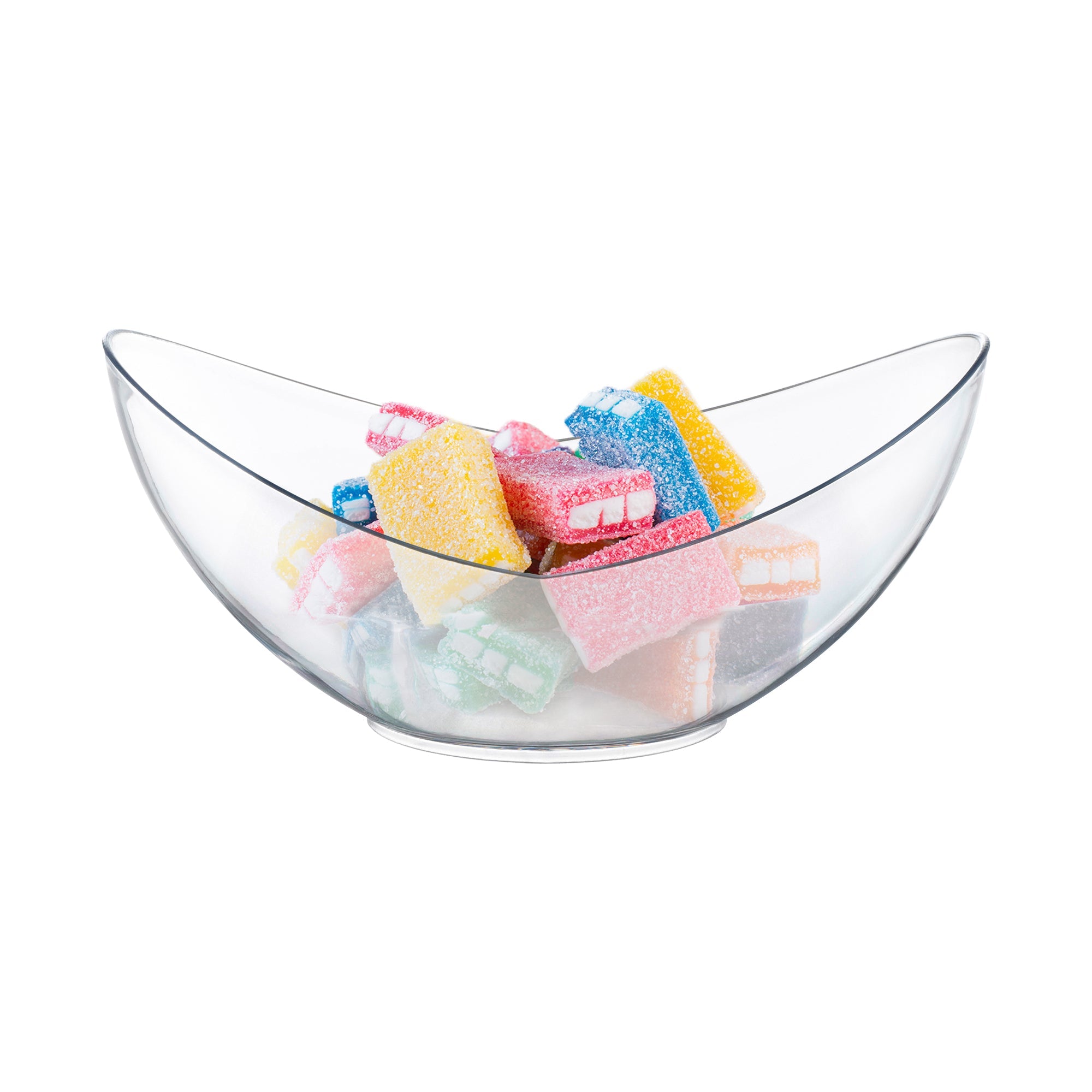 4 oz. Clear Big Disposable Plastic Concave Cups