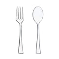 Clear Disposable Plastic Mini Flatware Set