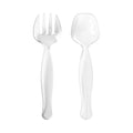 Clear Disposable Plastic Serving Flatware Set
