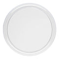 Clear Flat Round Disposable Plastic Dinner Plates (10")
