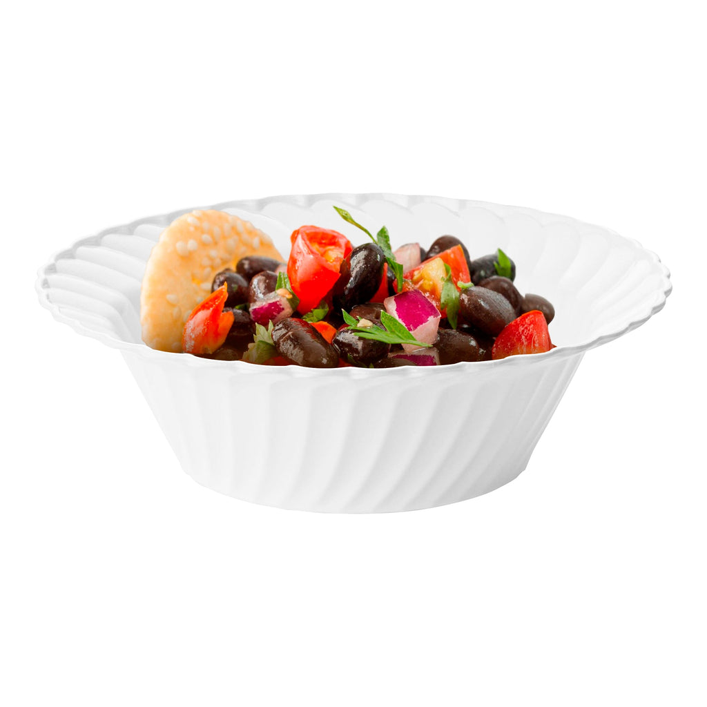 White Flair Plastic Dessert Bowls (5 oz.)