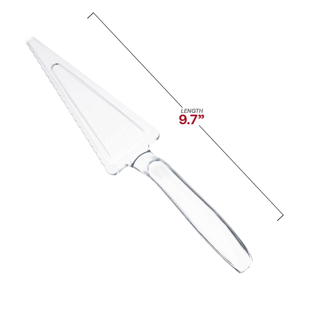 Clear Disposable Plastic Cake Cutter/Lifter