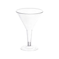 Clear Plastic Martini Glasses (6 oz. )