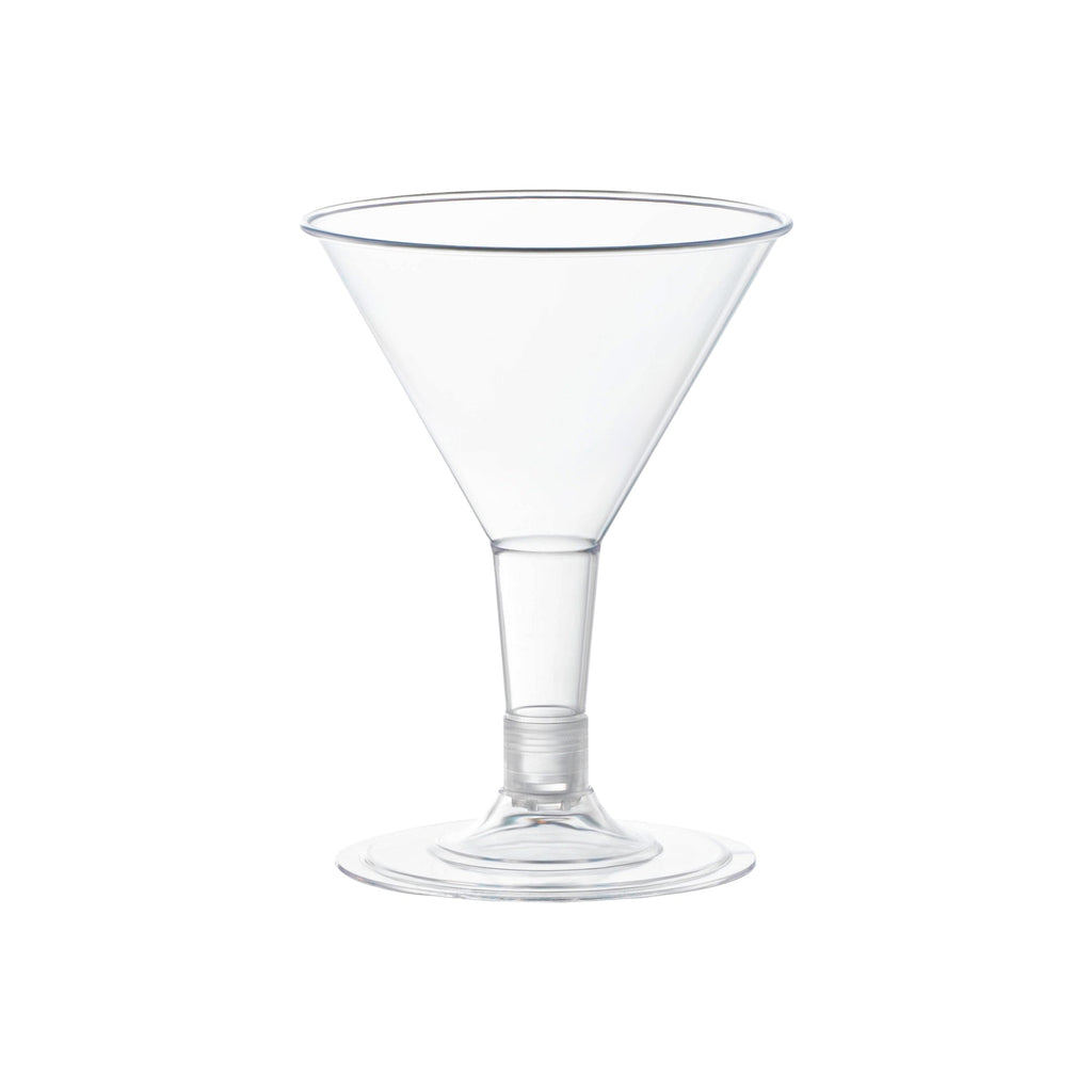 Mini 2 oz Plastic Martini Shot Glasses – Clear Disposable Cocktail Cups