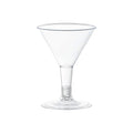 Mini 2 oz Plastic Martini Shot Glasses – Clear Disposable Cocktail Cups