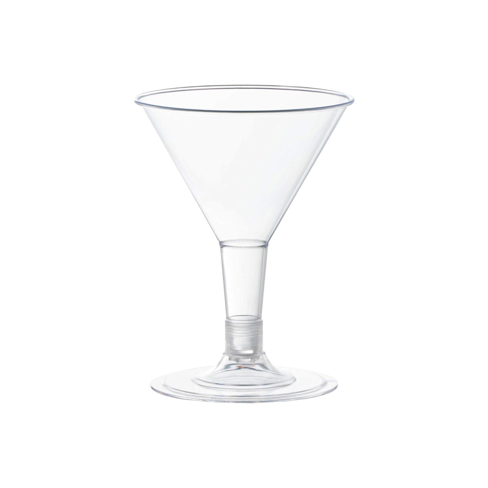 Mini 2 oz Plastic Martini Shot Glasses – Clear Disposable Cocktail Cups