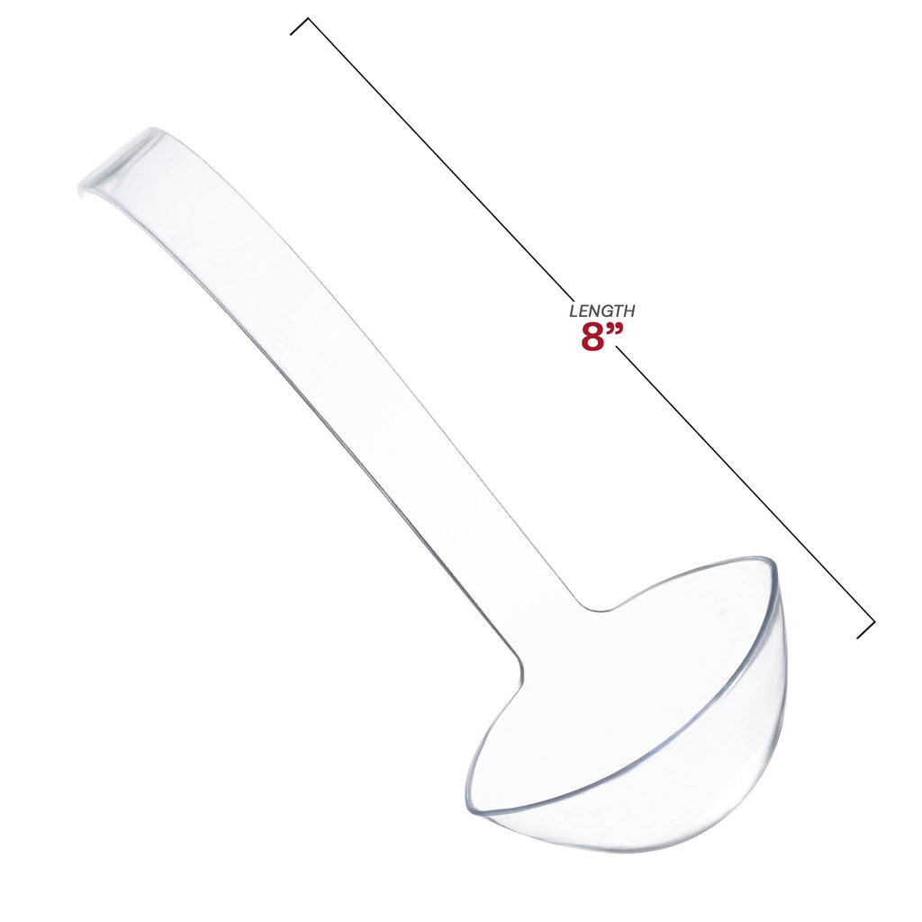 Clear Disposable Plastic Large Serving Ladles