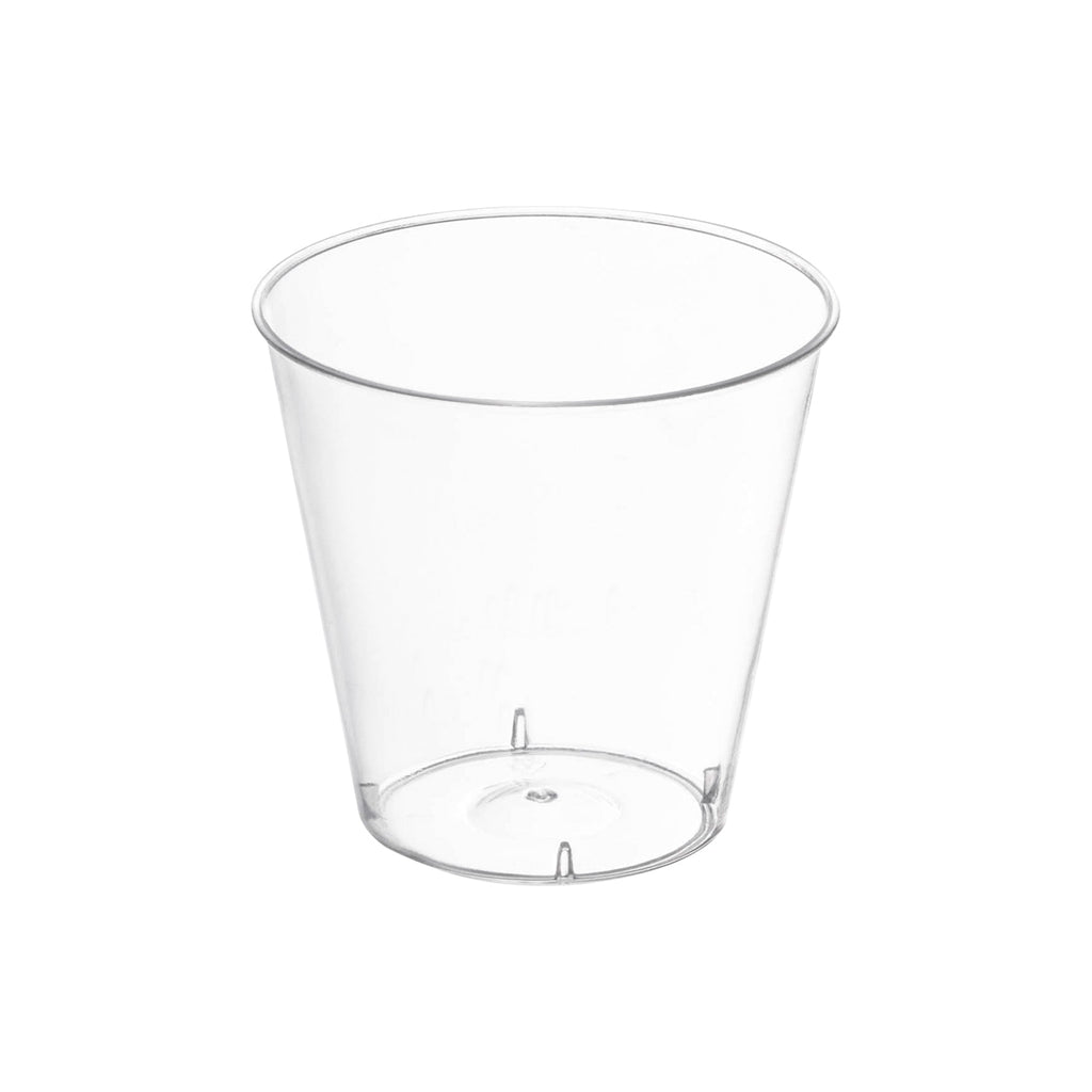 Clear Plastic Shot Glasses (1 oz. )
