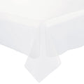 Clear Rectangular Disposable Plastic Tablecloths (54" x 108")