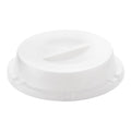 9" Clear Round Plate Disposable HIPS Dome Short Lids