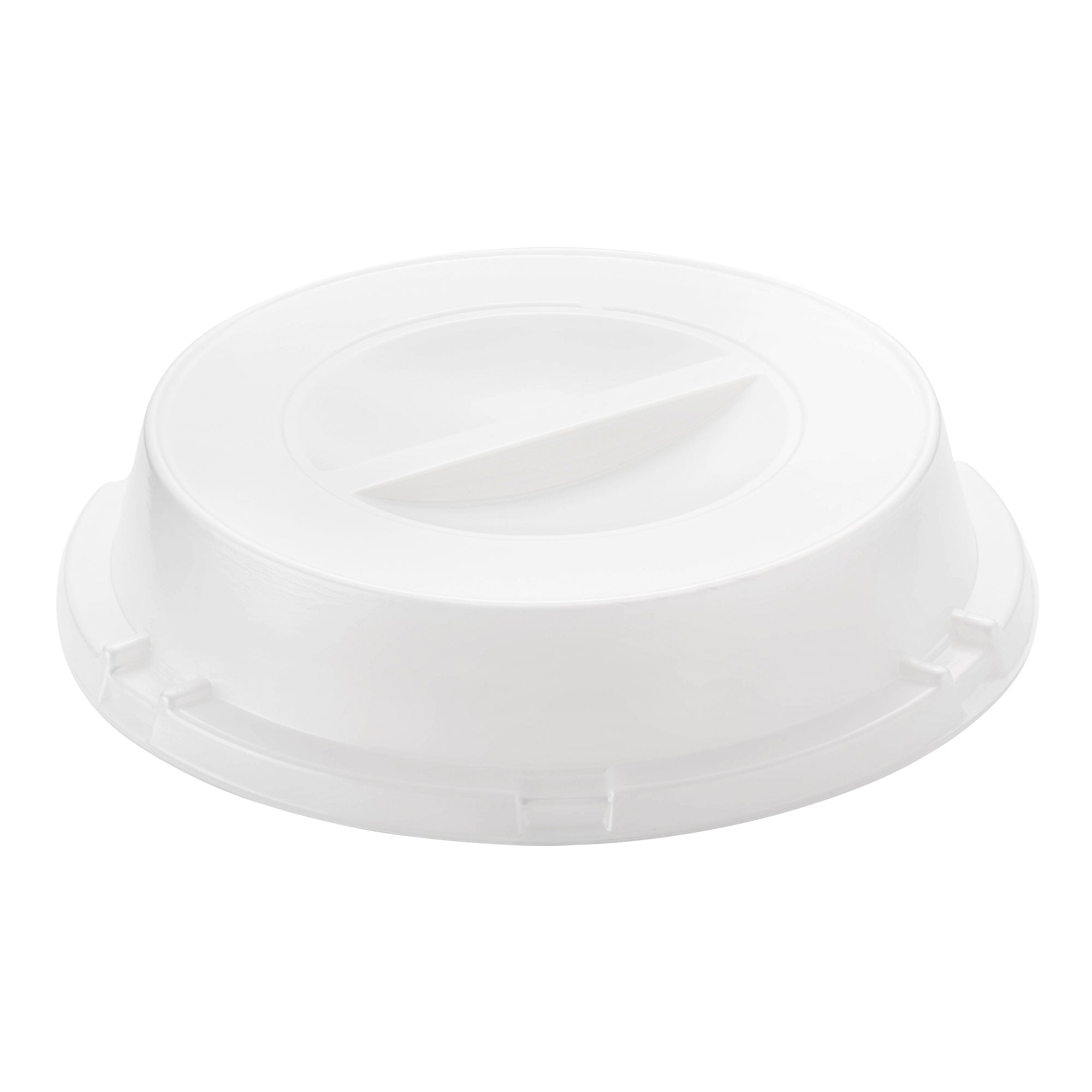 9" Clear Round Plate Disposable HIPS Dome Short Lids