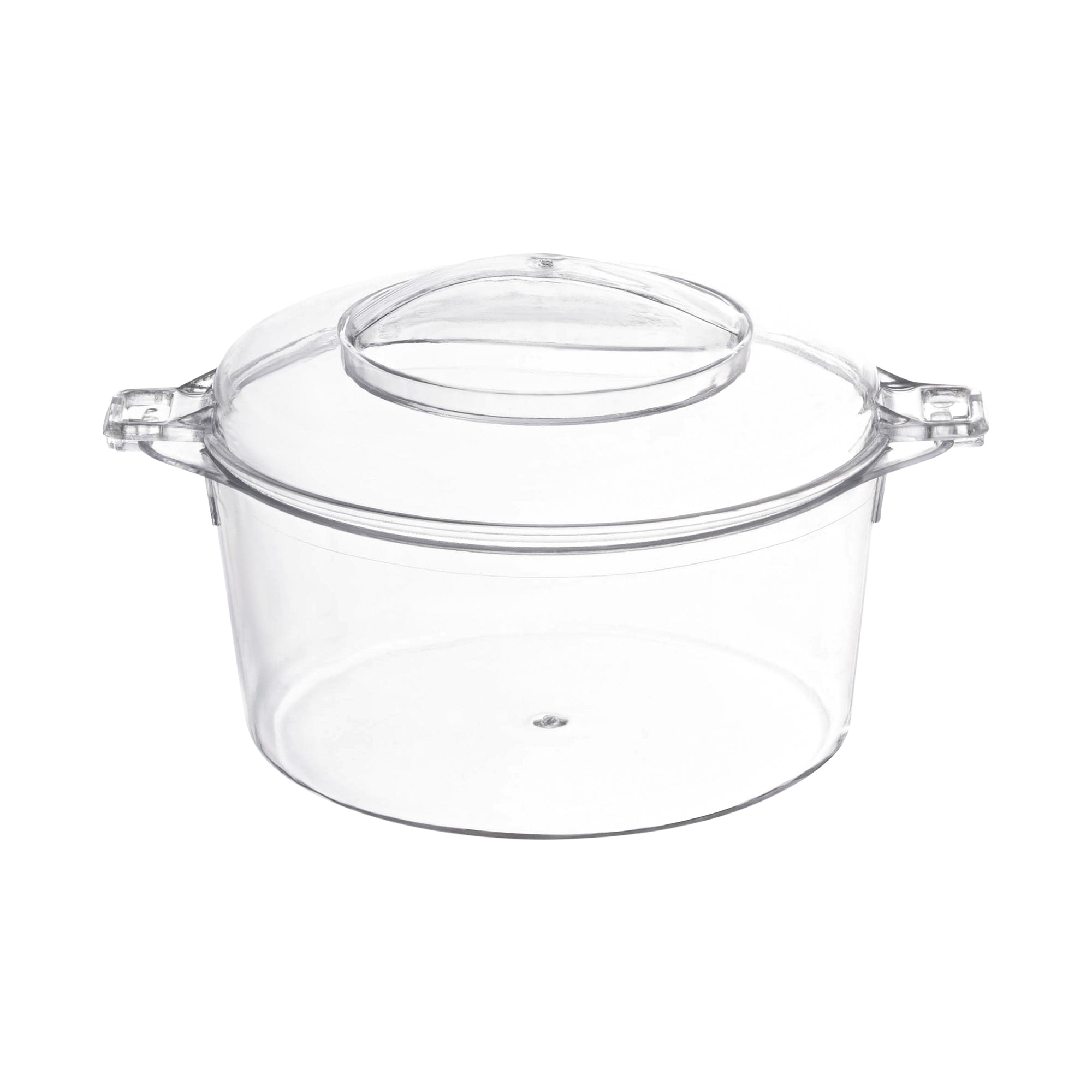 3.4 oz. Clear Round Disposable Plastic Mini Dessert Pots