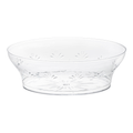 Clear Floral Round Disposable Plastic Soup Bowls (10 oz.)