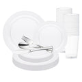 Clear Economy Round Plastic Wedding Value Set